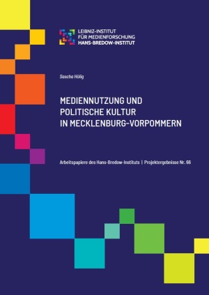 Titelseite der Studie Mediennutzung und Politische Kultur in Mecklenburg-Vorpommern