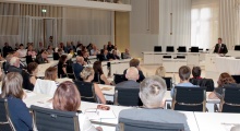 110 Interessierte verfolgten die zweistündige Tagung im neuen Plenarsaal des Landtages M-V in Schwerin.